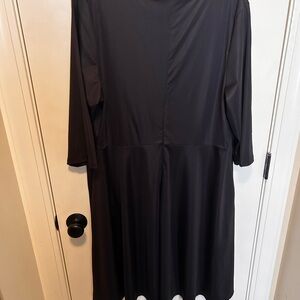 Chic Long Sleeve Black Dress